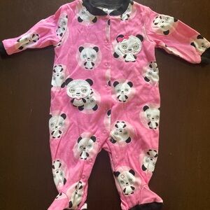 Pink Panda Onesie